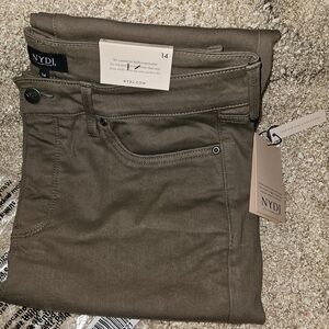 NYDJ Olive Green Jeans